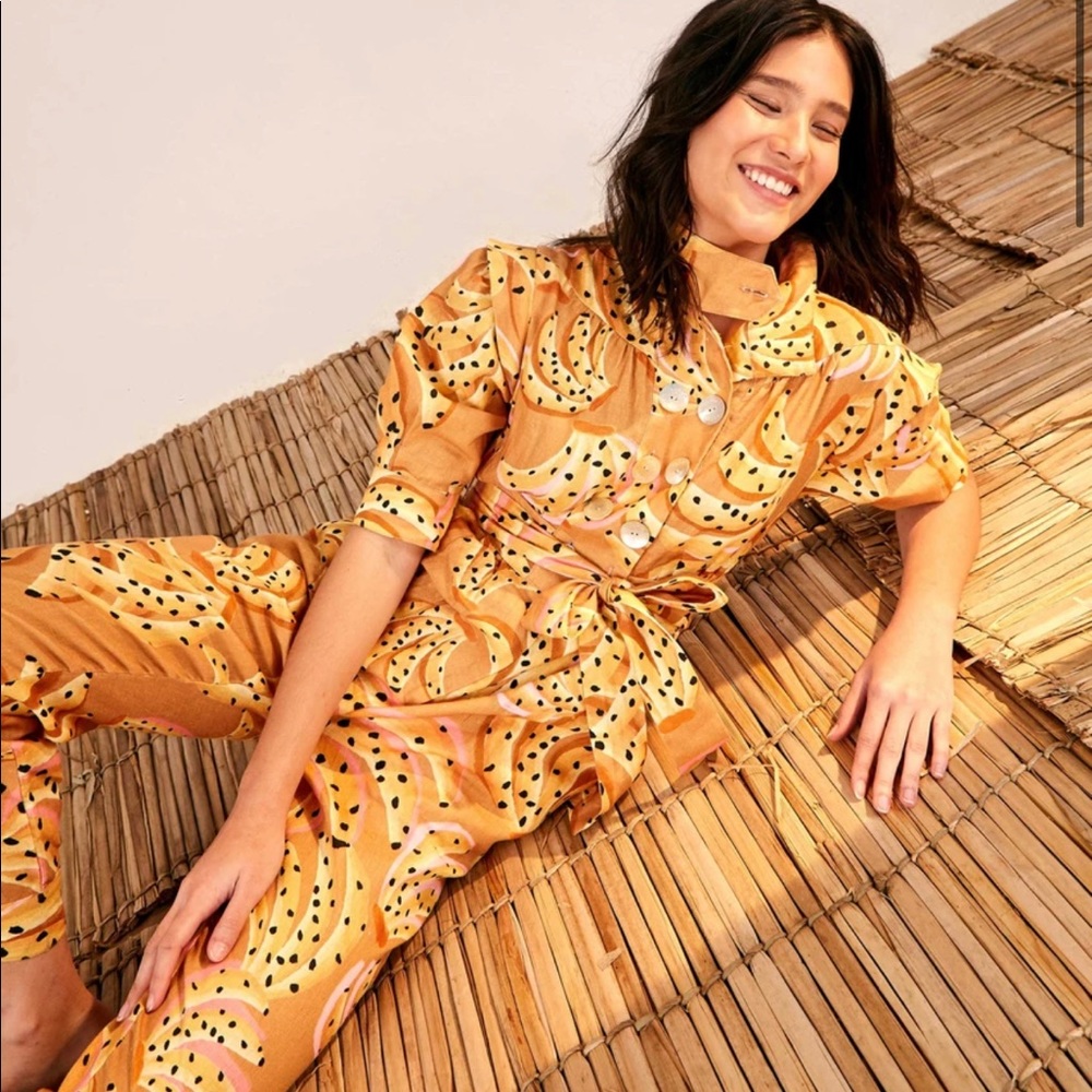 Farm Rio ✨ banana jumpsuit!